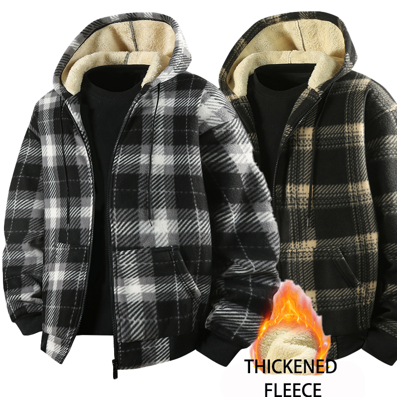 เสื้อแจ็คเก็ตเชิ้ตลายสก็อตมีฮู - Winter Clothing Pk บทวิจารณ์และราคา