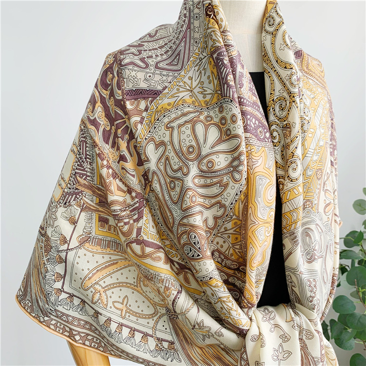 ผ้าพันคอไหมขนสัตว์ 135 ซม. ผ้า - Winter Clothing Hong Kong บทวิจารณ์และราคา